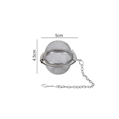 Kūrybinis nerūdijančio plieno arbatos infuzinis rutulinis arbatos indas Cha sieteliai Prieskonių difuzorius Kavos filtras Sietas Virtuvės reikmenys