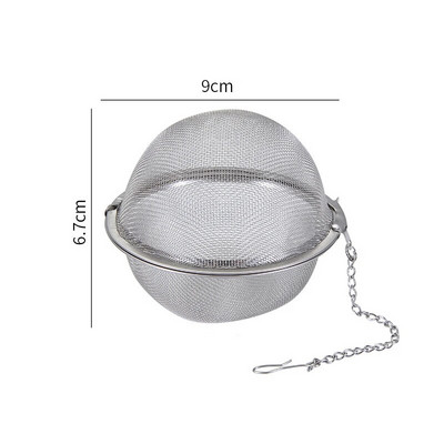 Kūrybinis nerūdijančio plieno arbatos infuzinis rutulinis arbatos indas Cha sieteliai Prieskonių difuzorius Kavos filtras Sietas Virtuvės reikmenys