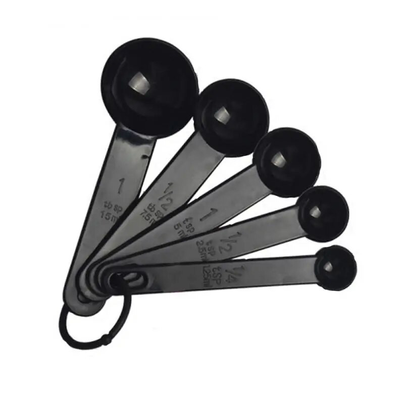 5 vnt. su svarstyklėmis matavimo šaukštas arbatinis šaukštelis Daugiafunkcis šaukštas pyragas Kepimo miltai Maisto matavimo puodelis Namų virtuvės gaminimo įrankiai