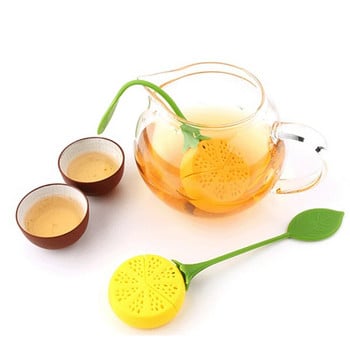 1 τεμ. φίλτρο τσαγιού σιλικόνης Herbal Spice Infuser Εργαλεία κουζίνας Kitchen Coffee Tea Filter Diffuses Kitchen Tea Bag Tools