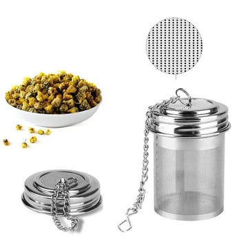 Creative 304 Stainless Steel Tea Infuser Strainer Spice Spice Herbal Teapot Reusable Mesh Filter Αξεσουάρ οικιακής κουζίνας