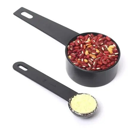 5/10 vienetų Virtuvės matavimo šaukštas Šaukštelis Arbatinis šaukštelis matavimo puodelis Miltai Kepimo pyragas Virtuvės įrankiai.