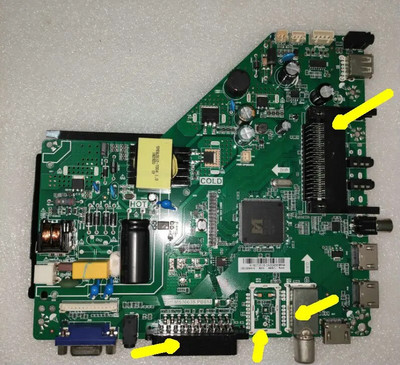 tp.ms3663s.pb818 LCD LED-teler kolm-ühes toiteplaadi põhiplaat Taustvalgustuse pinge 34--44v 550ma 1366x768