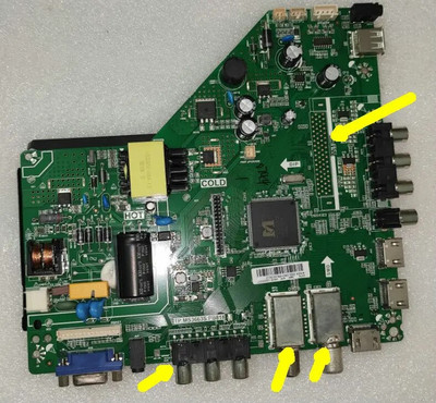 tp.ms3663s.pb818 LCD LED-teler kolm-ühes toiteplaadi põhiplaat Taustvalgustuse pinge 34--44v 550ma 1366x768