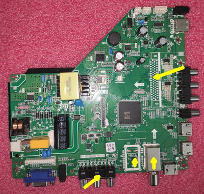 tp.ms3663s.pb818 LCD LED-teler kolm-ühes toiteplaadi põhiplaat Taustvalgustuse pinge 34--44v 550ma 1366x768