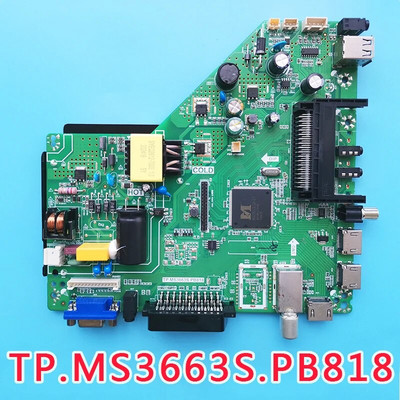 tp.ms3663s.pb818 Τηλεόραση LCD LED τρία σε ένα κεντρική πλακέτα τροφοδοσίας Τάση οπίσθιου φωτισμού 34--44v 550ma 1366x768