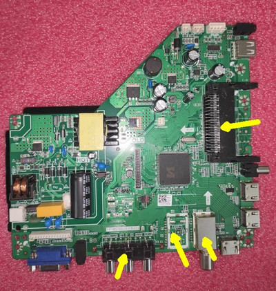 tp.ms3663s.pb818 LCD LED-teler kolm-ühes toiteplaadi põhiplaat Taustvalgustuse pinge 34--44v 550ma 1366x768