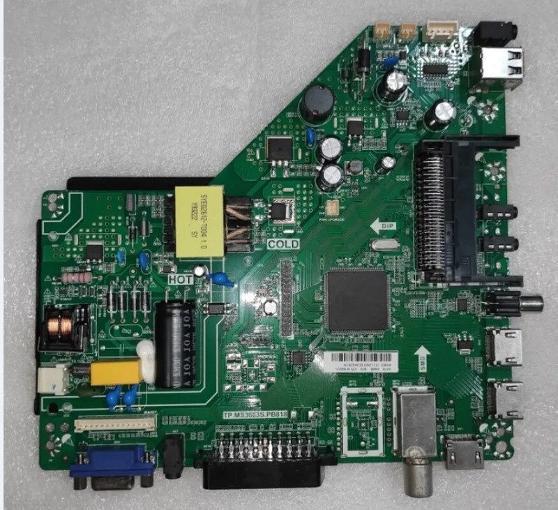 tp.ms3663s.pb818 LCD LED-teler kolm-ühes toiteplaadi põhiplaat Taustvalgustuse pinge 34--44v 550ma 1366x768