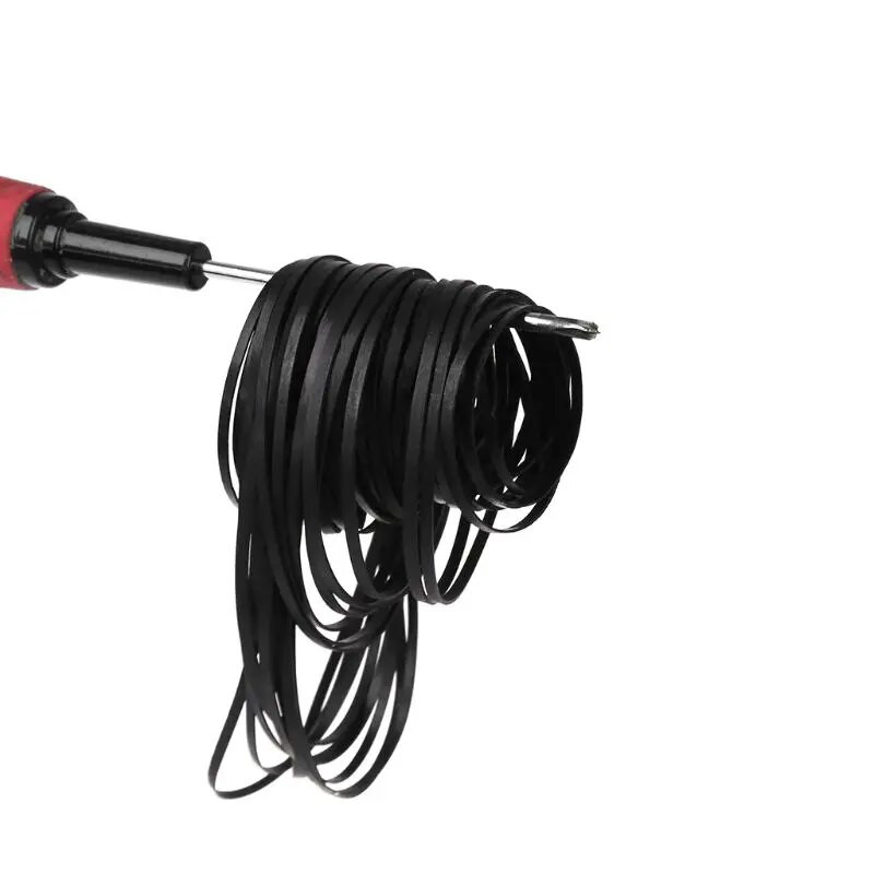 50 vnt / maišelis 4 mm pločio universalus mišrus kasetinių juostų mašinų diržai Įvairūs bendros pavaros plokščias guminis diržas, skirtas įrašytuvui CD-ROM vaizdo įrašui