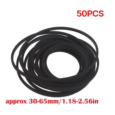 1 rinkinys 1,2 mm pločio mišrios kasetinės juostos mašinos diržas Įvairus kvadratinis guminis diržas įrašymo įrenginiams Walkman DVD diskas