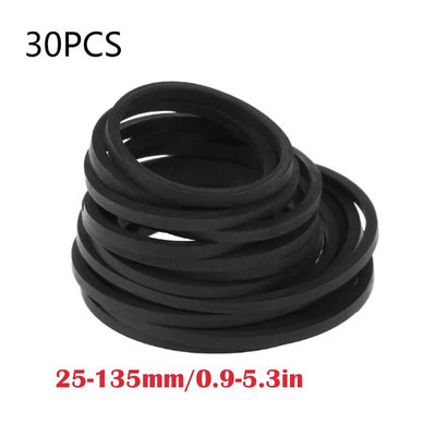 1 rinkinys 1,2 mm pločio mišrios kasetinės juostos mašinos diržas Įvairus kvadratinis guminis diržas įrašymo įrenginiams Walkman DVD diskas