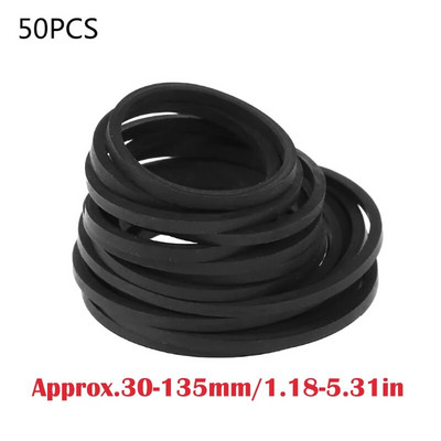 1 rinkinys 1,2 mm pločio mišrios kasetinės juostos mašinos diržas Įvairus kvadratinis guminis diržas įrašymo įrenginiams Walkman DVD diskas