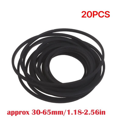 1 rinkinys 1,2 mm pločio mišrios kasetinės juostos mašinos diržas Įvairus kvadratinis guminis diržas įrašymo įrenginiams Walkman DVD diskas