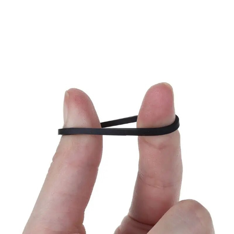 1 rinkinys 1,2 mm pločio mišrios kasetinės juostos mašinos diržas Įvairus kvadratinis guminis diržas įrašymo įrenginiams Walkman DVD diskas