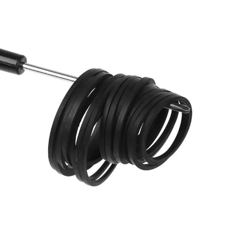 1 rinkinys 1,2 mm pločio mišrios kasetinės juostos mašinos diržas Įvairus kvadratinis guminis diržas įrašymo įrenginiams Walkman DVD diskas