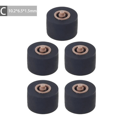 5 tk kassettraadio rull-metallist pakk lintsalvesti survekasseti rihmaratta mängija