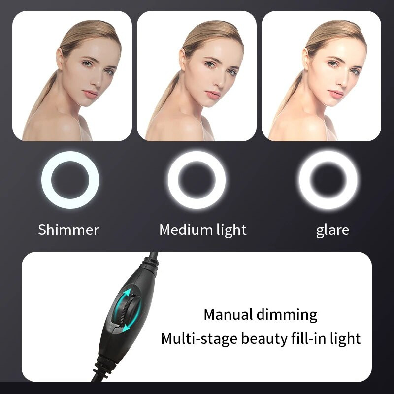 2K Full HD1080P automatinio fokusavimo žiniatinklio kamera su mikrofonu LED šviesos kamera užpildo lemputė USB žiniatinklio kamera konferenciniam nešiojamojo kompiuterio vaizdo skambučiui