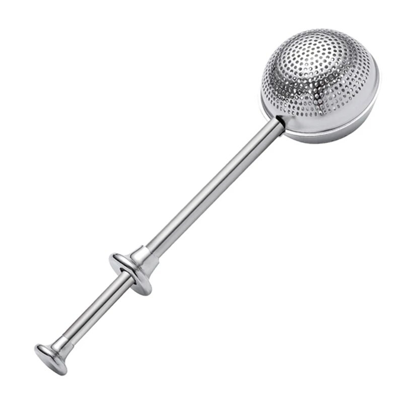 Ilgos rankenos arbatos infuzinis nerūdijančio plieno arbatos sietelis Filtras Tinklinis arbatos rutulinis infuzinis birių lapų žalios puer kietesnės arbatos priedai