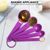 5 tükki/komplekt Mõõdulusikas Küpsetustööriist Mõõdulusikas kaalupulbri pressimislusikas Multifilm Armas kaelkirjaku piimapulber kohvilusikas