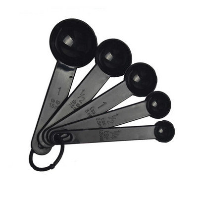 5 tükki/komplekt Mõõdulusikas Küpsetustööriist Mõõdulusikas kaalupulbri pressimislusikas Multifilm Armas kaelkirjaku piimapulber kohvilusikas