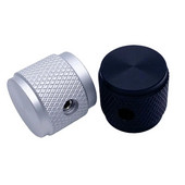 4 vnt 17 x 16 mm aliuminio lydinio potenciometro valdymo rankenėlės garsumo garsumo elektrinė gitara boso varžto tipas, skirtas 6 mm skersmens velenui