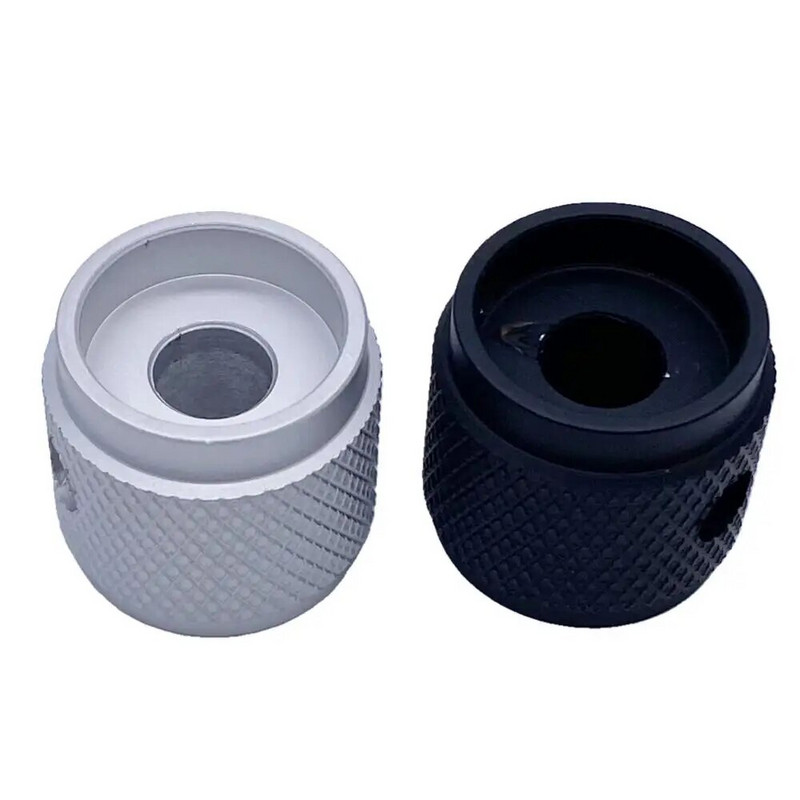 4 vnt 17 x 16 mm aliuminio lydinio potenciometro valdymo rankenėlės garsumo garsumo elektrinė gitara boso varžto tipas, skirtas 6 mm skersmens velenui