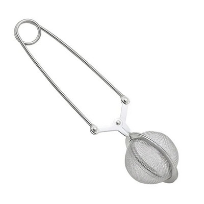 Daugkartinio naudojimo nerūdijančio nerūdijančio plieno arbatos infuzinis rutulinis tinklelis arbatos sietelis Kavos žolelių prieskonių filtras difuzoriaus rankena arbatos rutuliukas