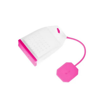 1vnt karšto pardavimo maišelis Silikoninis arbatos sietelis žolelių prieskonių infuzorius filtras difuzorius virtuvės kavos arbatos įrankiai atsitiktinių spalvų