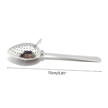 Long Spoon Inox Steel Tea Infuser for Loose Tea Strainer Loose Leaf Steeper