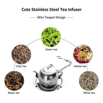 Ανοξείδωτο φίλτρο τσαγιού Rocket Shape Tea Infuser Filter Steeper for Loose Leaf Herb Spice Infuser Ball Tea Accessories
