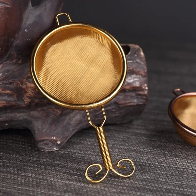 304 Nerūdijančio plieno arbatos infuzija Japonijos prieskonių kavos cha sietelis Kung Fu arbatos žolelių sietelis Virtuvės arbatinukas arbatos reikmenys