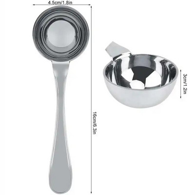 15 ml 25 ml kavos kaušelis nerūdijančio plieno ilgas rankenas arbatos matavimo šaukštas Kavos šaukštelis Kavinės namų kavos ruošimo įrankis