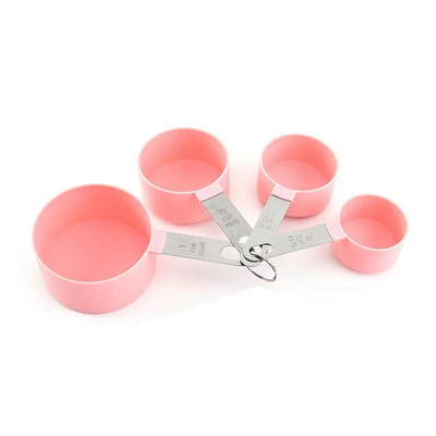 4 buc. Ustensile de bucătărie Linguri de măsurat set de căni mâner de oțel Linguriță de cafea Linguriță de zahăr Tort Gadget de gătit