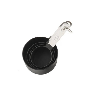 4 buc. Ustensile de bucătărie Linguri de măsurat set de căni mâner de oțel Linguriță de cafea Linguriță de zahăr Tort Gadget de gătit