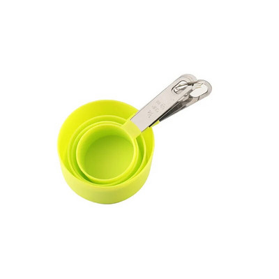 4 buc. Ustensile de bucătărie Linguri de măsurat set de căni mâner de oțel Linguriță de cafea Linguriță de zahăr Tort Gadget de gătit