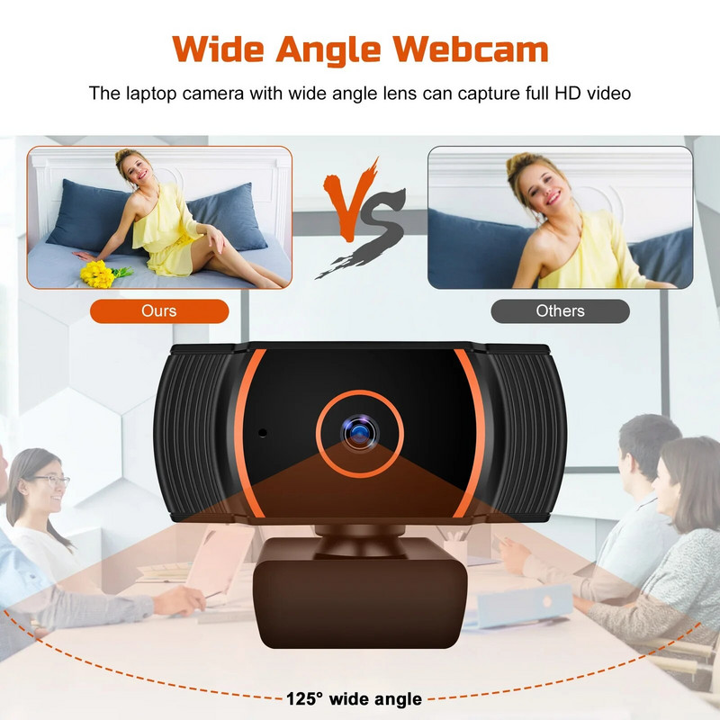 2K web kamera 1080P Full HD za računalo Web kamera Cam USB mrežna web kamera s mikrofonom Autofokus 720P Web Can Webcan za PC računalo