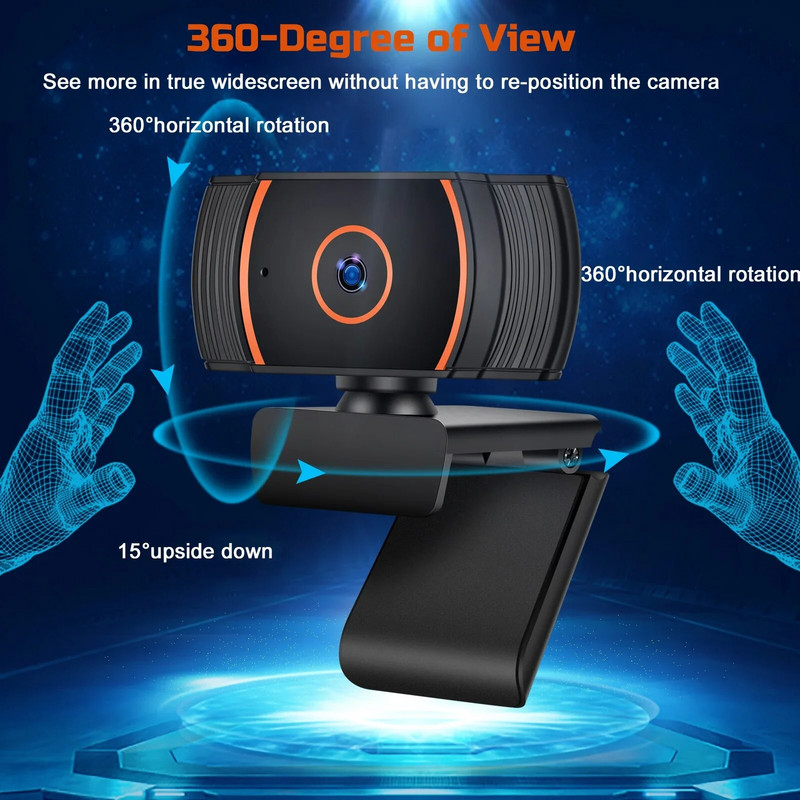 2K web kamera 1080P Full HD za računalo Web kamera Cam USB mrežna web kamera s mikrofonom Autofokus 720P Web Can Webcan za PC računalo