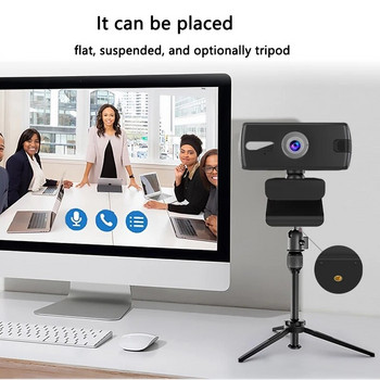 Webcam 1080P Mini Camera Full HD Webcam με μικρόφωνο 30fps Web κάμερα USB για φορητό υπολογιστή Youtube Κάμερα λήψης βίντεο