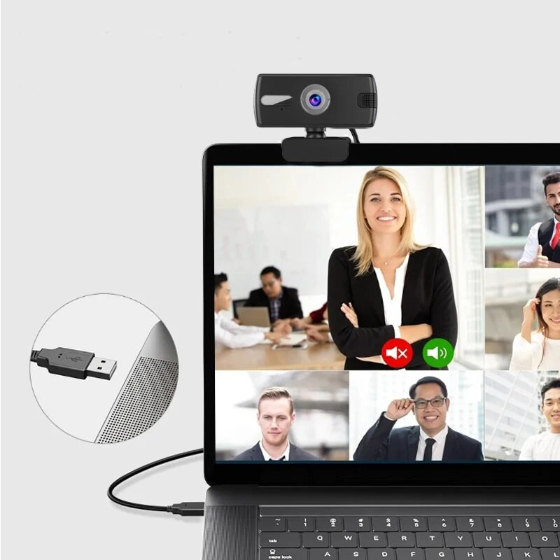 Interneto kamera 1080P mini kamera Full HD internetinė kamera su mikrofonu 30 kadrų per sekundę USB žiniatinklio kamera, skirta Youtube kompiuteriui nešiojamam kompiuteriui vaizdo įrašymo kamera