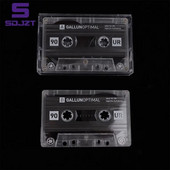 Tukša caurspīdīga lente DIY mājās gatavota metāla spole uz spoli Mūzikas standarta ieraksts 90 min Tukša kasešu lente 1 gab.