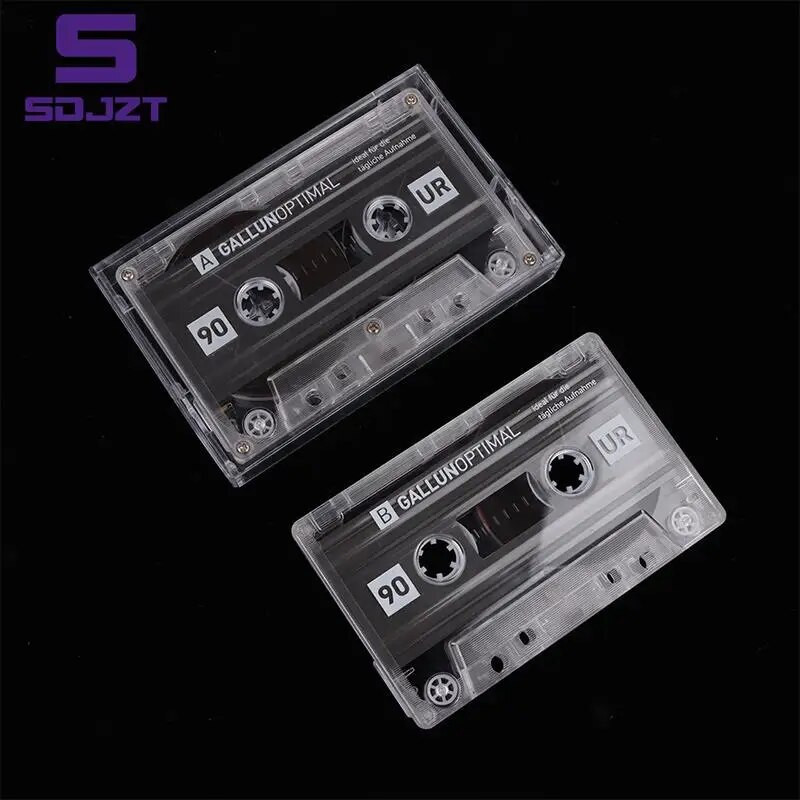 Tuščia permatoma juosta „pasidaryk pats“ naminė metalinė ritė į ritę muzikos garso standartinis įrašymas 90 min. tuščia kasetinė juosta 1 vnt.