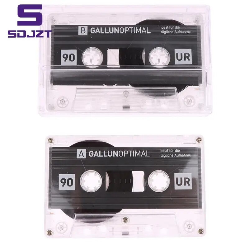 Tuščia permatoma juosta „pasidaryk pats“ naminė metalinė ritė į ritę muzikos garso standartinis įrašymas 90 min. tuščia kasetinė juosta 1 vnt.