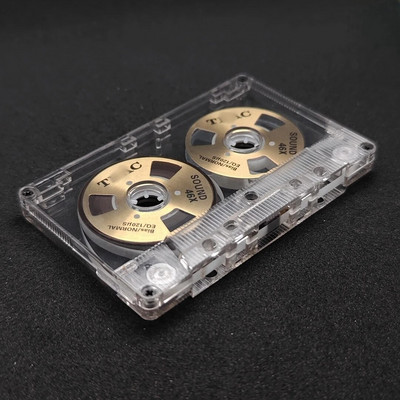 Visokokvalitetna aluminijska kaseta s kolutom na kolut Prazna audio kaseta 46 minuta (DIY)