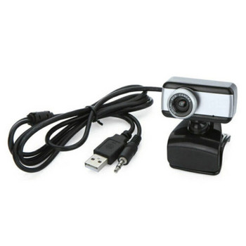 HotSale 480P HD Webcam USB 2.0 Web Camera με Μικρόφωνο Ευέλικτη Περιστρεφόμενη Σχεδίαση για Επιτραπέζιους Φορητούς Υπολογιστές Υποστήριξη Σύστημα Windows