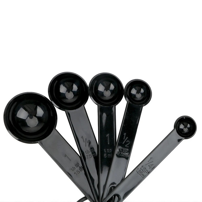 5vnt./rinkinys Plastikinis kavos arbatos kepimui Matavimo šaukštas Matavimo įrankis Kepimo įrankis Virtuvės priedai