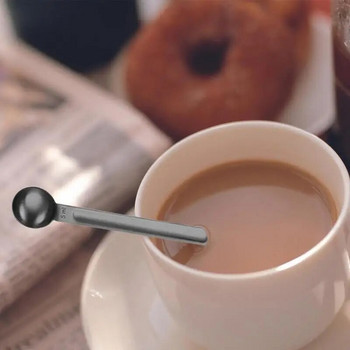Лъжица за кафе от неръждаема стомана Чай Кафе Мерителна лъжица Двукрайна захар Лъжица за кафе Супена лъжица Кухненски инструмент за кафе