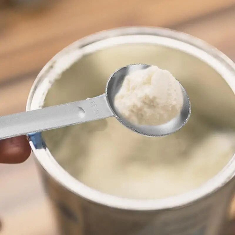 Nerūdijančio plieno kavos šaukštelis arbatos kavos matavimo šaukštas dvigubo galo cukraus kavos šaukštas valgomasis šaukštas virtuvės kavos įrankis