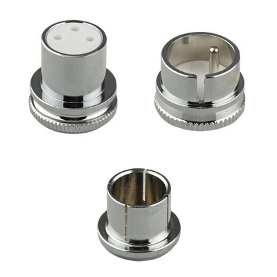 1 rinkinio XLR moteriškas dangtelis su XLR vyrišku dangteliu ir RCA dulkių dangteliu nuo oksidacijos įvesties ir išvesties apsauginio dangtelio triukšmo slopintuvais