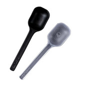 Plastikinis šaukštas 2 vnt. kavos pupelių šaukštas su medvilniniu maišeliu, miltelių kaušelis 17 cm padažo šaukštas virtuvės matavimo juodas skaidrus šaukštas