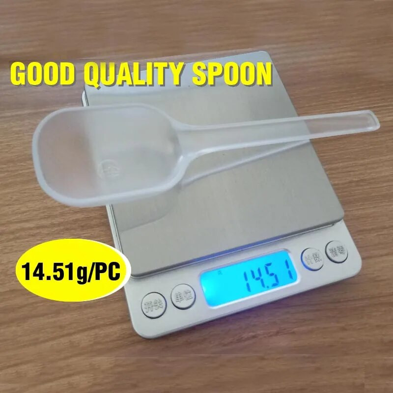 Plastikinis šaukštas 2 vnt. kavos pupelių šaukštas su medvilniniu maišeliu, miltelių kaušelis 17 cm padažo šaukštas virtuvės matavimo juodas skaidrus šaukštas